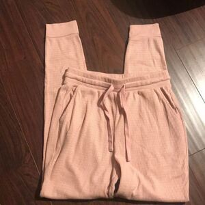 Wild Fable blush color thermal joggers - small
